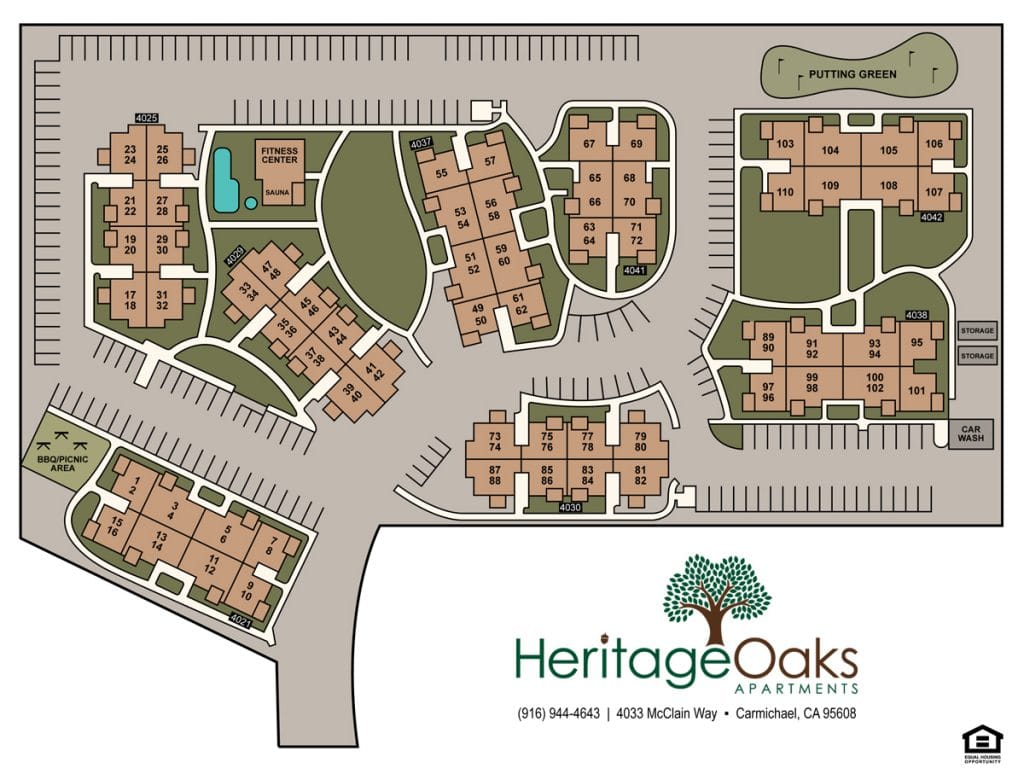 Heritage Oaks Apartments sitemap